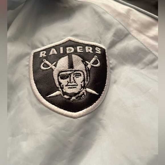 NFL Raiders Windbreaker Jacket. - Picture 7 of 11
